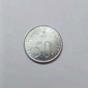 Ten 50paise Coins