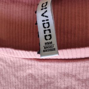 H&M Pink Crop Top