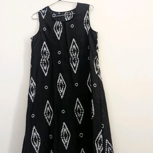 Bandhni printed High-low Dress