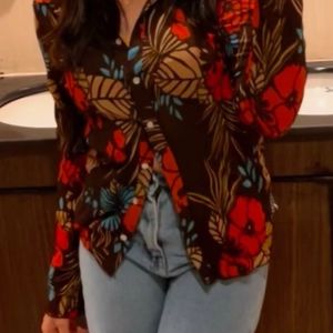 Net Floral Top/tunic