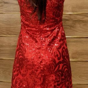 😘Red Sequin Dress 👗 Women