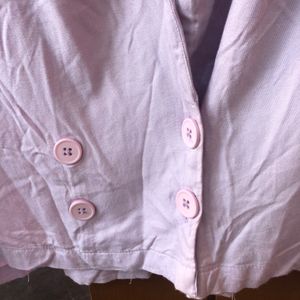 Lavender Crop Shirt  From Myntra