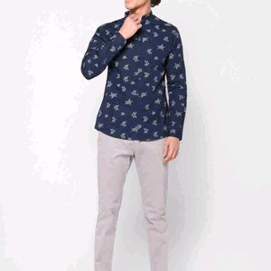 Men Slim Fit Printed Casual Shirt