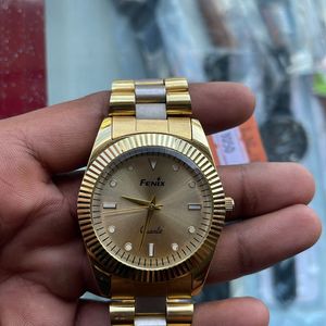 Gold Colour Watch