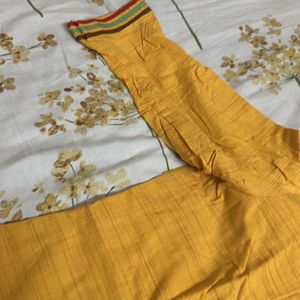 Mustard Kurta Set