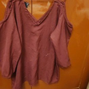 Wine Colour Top