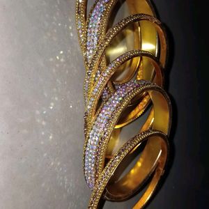 Metal Multicolor Bangles/Kada