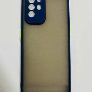 Neon Cheome Case Navy Blue For Oppo F19 Pro +