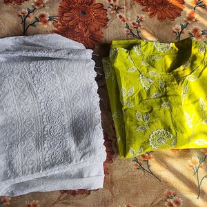 Chikankari Kurta & Plazo with One Insert Pocket