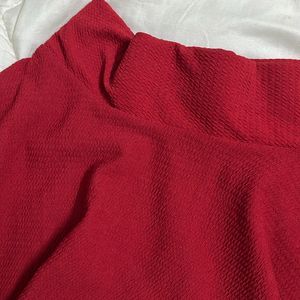 Red Tennis Skirt