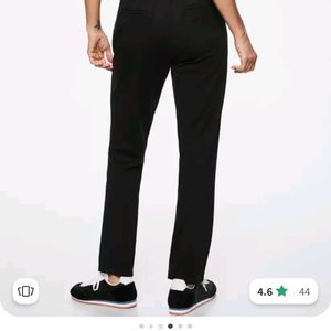 MANGO Women Black Solid Pleated Track Pants