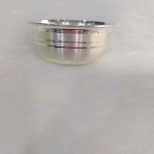 Pure Silver Katori Weight Is 19.5 Gram +Spoon