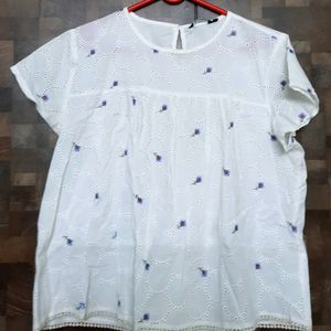 White Top From Zudio| Size: XXL