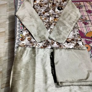 Men Jacket Kurta Pyjama Set