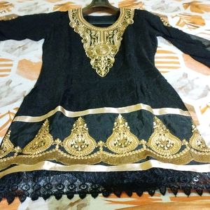 Stitched Churidar Set