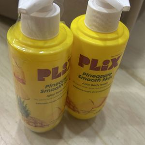 Plix pineapple smooth skin juicy body wash - 2 Qty