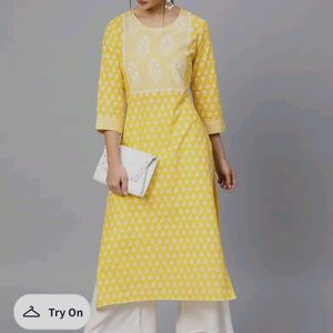 Yellow Kurti