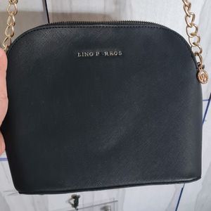 Lino Perros Black Sling Bag