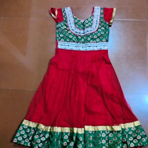 Red Anarkali Kurta