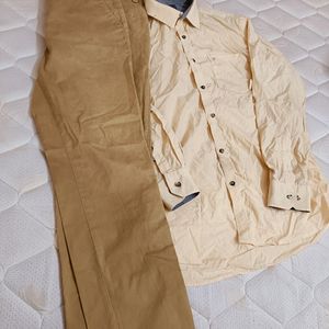 Shirt&pant Cotton Little Stain Mentioned In Photo