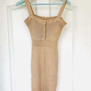 Nude Bodycon Dress