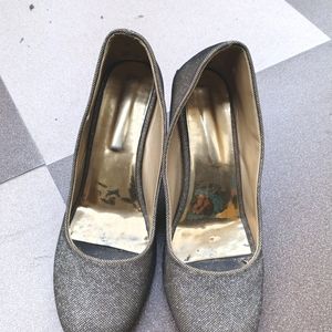 Silver Colour Party Wear Heels