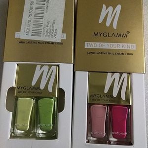 Myglamm Two Of Your Kind Nail Enamel Duo Combo