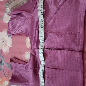 Blouse Magenta Silk 2