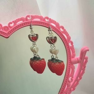 Strawberry Charm Necklace