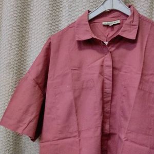 Roadster Life Half Sleeves Pink Shirt