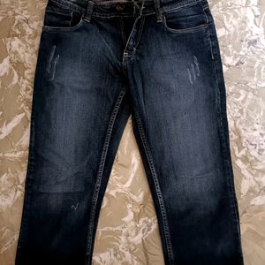With Stylish Back Ankle Length Jeans