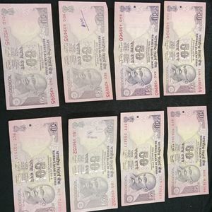 50rs Old Note Set Of 8🔥