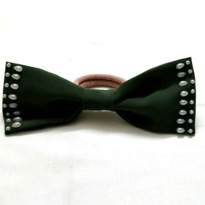 B1G1 Dark Sage Green Bow With Hairband