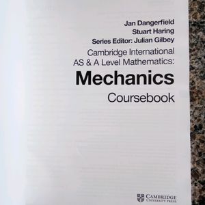 Cambridge AS & A Level Mathematics Mechanics