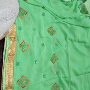 Creap Gorget Saree