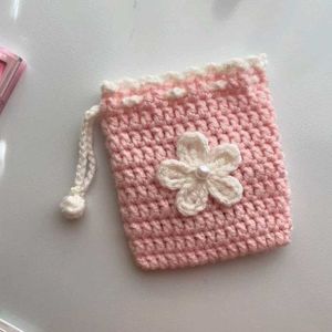 Crochet Bag With Mini Pocket