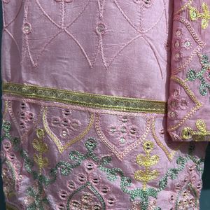 Full Duppta Embroidery Suit