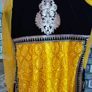 This Is Very Beautiful A-Line Suit With Salwar