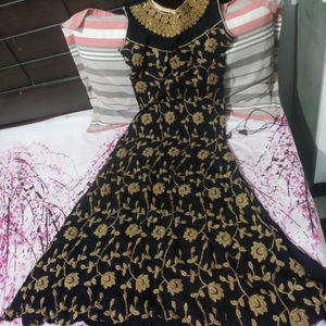 Gown In Black Colour