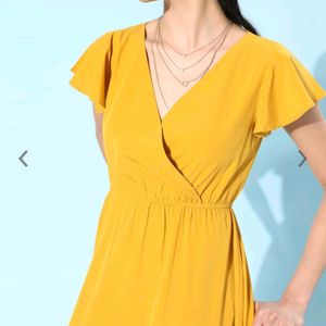 New BERRYLUSH Mustard Gown