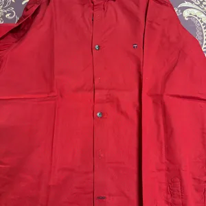 Louis Phillips, Red Colour Party Wear Shirt