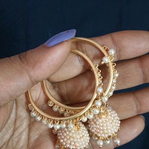 Golden Hoop Jhumka