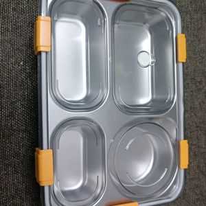 4 Compartment LUNCH BOX FOR Kids Random Color