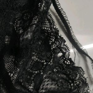 Black NET Bra And Panty