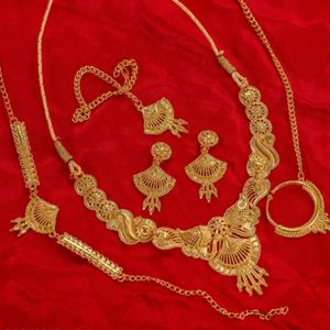 Heavy Gold Plated Necklace Set