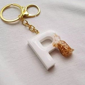 Resin Alphabet Key Chain Customized