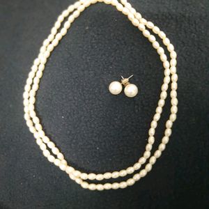 Pearl Necklace Set