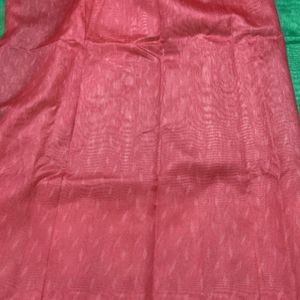 New Green N Pink Formal Saree For Grabs