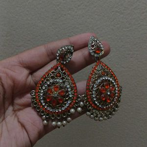 Orange Earings