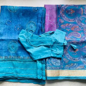 Paper silk Saree Combo